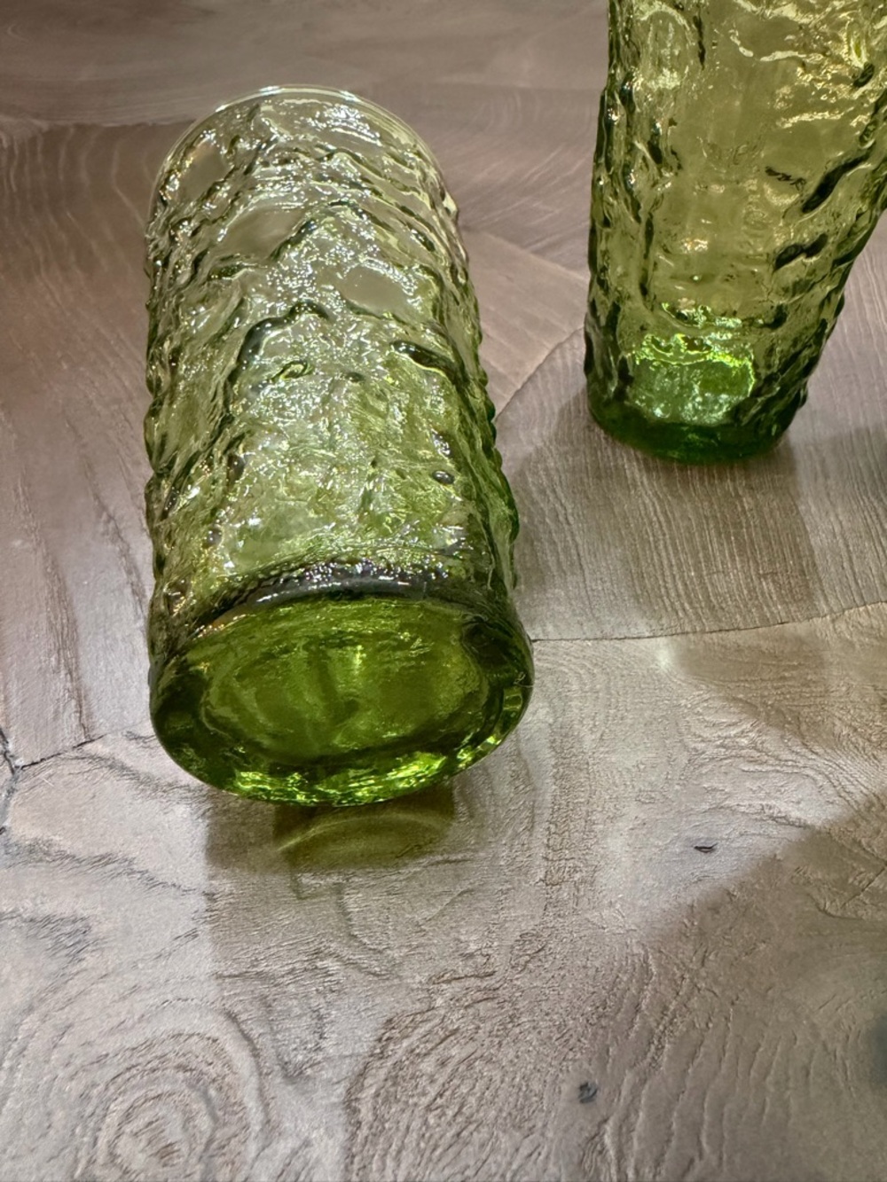 VTG MCM crinkle Drinking Glasses - Set of 4 - Picture 2 of 8